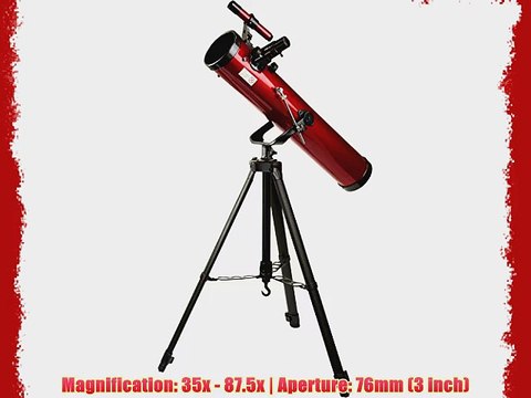 Carson? Red Planet 35-88x76mm Newtonian Reflector Telescope (RP-100)
