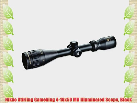 Nikko Stirling Gameking 4-16x50 MD Illuminated Scope Black