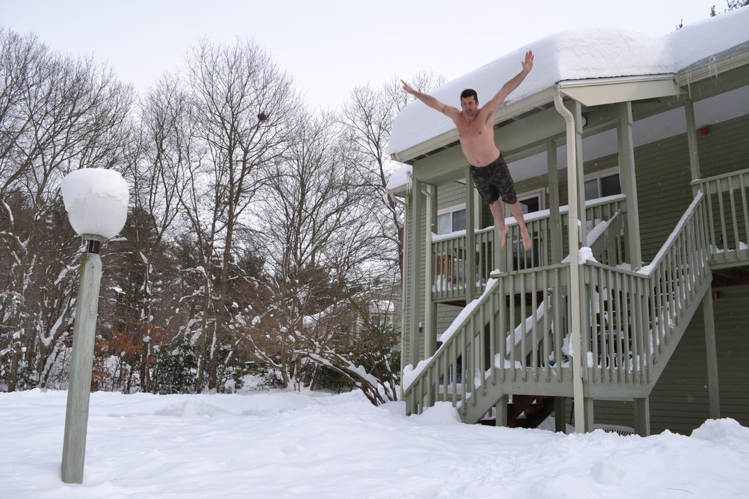Boston Blizzard Daredevil Takes a Dive