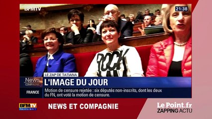 Des députées "Bleu Blanc Rouge" - Zapping du 20/02