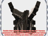BLACKHAWK! Serpa Level 3 Tactical Black Holster Size 04 Left Hand (Beretta 92/96/M9 Std or