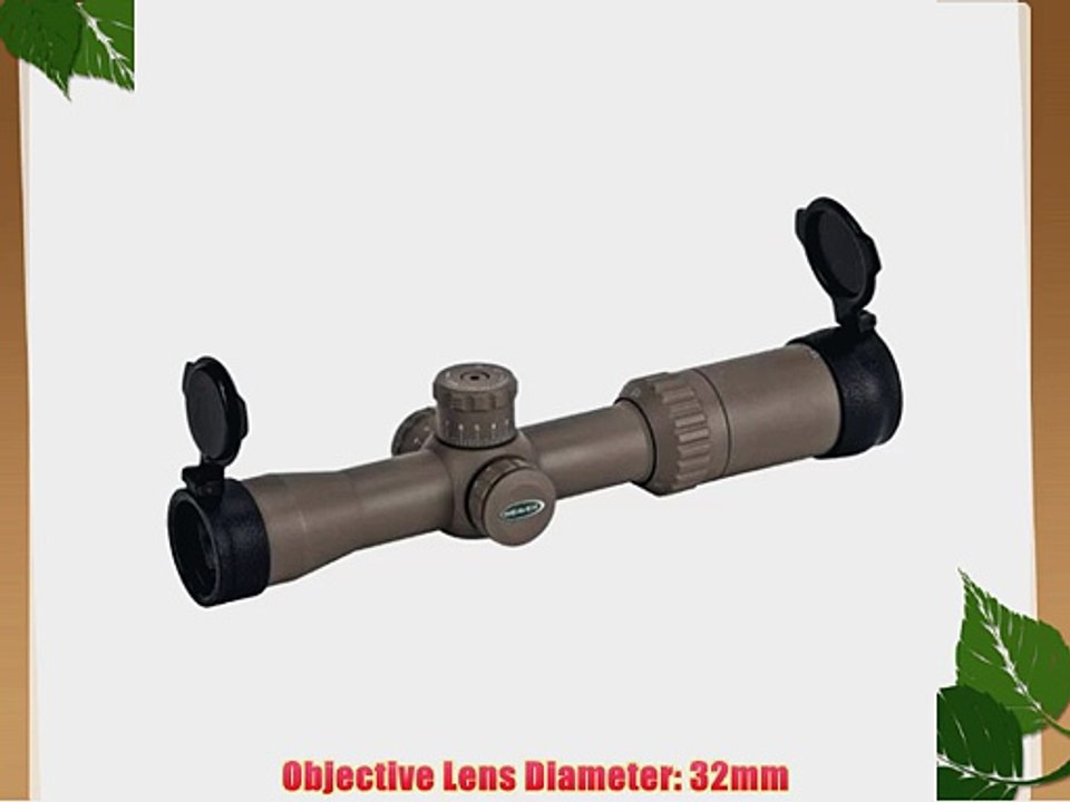 Weaver Kaspa Series Scopes 1.5-6x32mm Dark Earth Tactical 849780