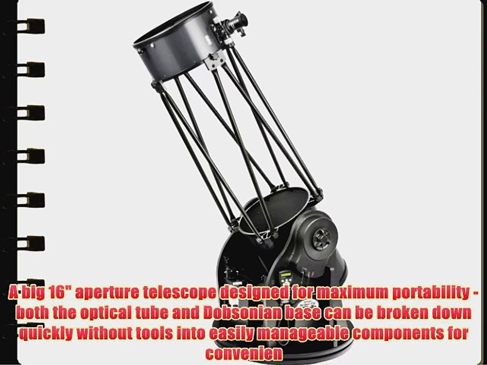 Orion 8968 SkyQuest XX16g GoTo Truss Tube Dobsonian Telescope