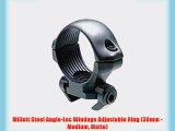 Millett Steel Angle-Loc Windage Adjustable Ring (30mm - Medium Matte)