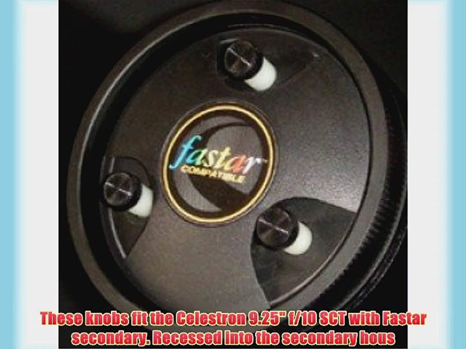 Bobs Knobs Celestron 9.25 SCT Fastar Collimation Knobs Secondary C925FST
