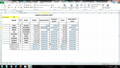 Tuto - Excel 2010 - Incrémentation