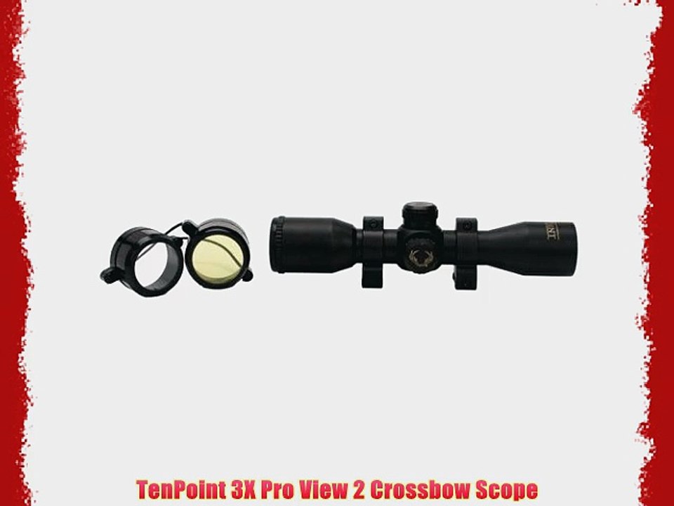 TenPoint 3X Pro View 2 Crossbow Scope