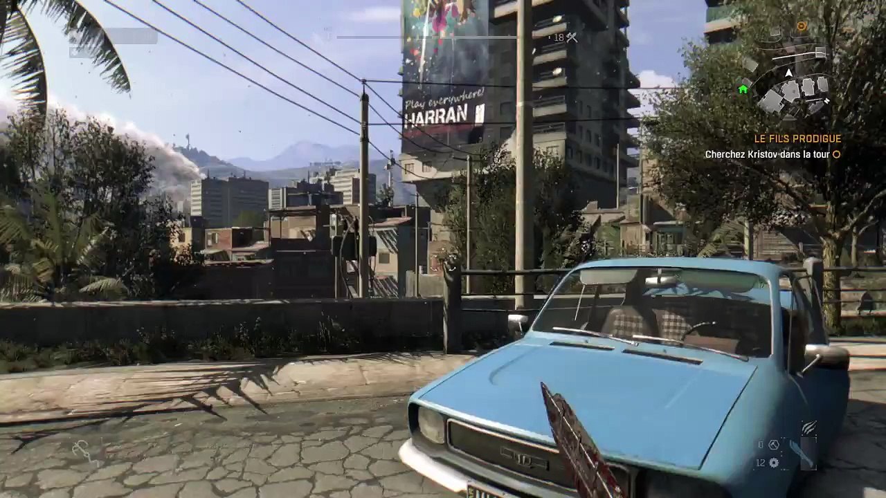 Extrait / Gameplay - Dying Light (Mode No Zombie à Harran - Epic Bug !)