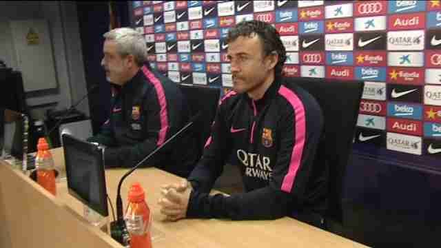 Luis Enrique denies Barça's mood changed following defeat
