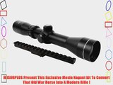 AIM 2-7x42 Long Eye Relief Scout Rifle Scope   Scout Rail Mount   Rings For Mosin Nagant 91/30