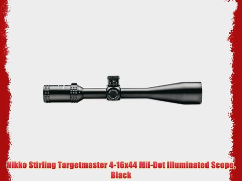 Nikko Stirling Targetmaster 4-16x44 Mil-Dot Illuminated Scope Black