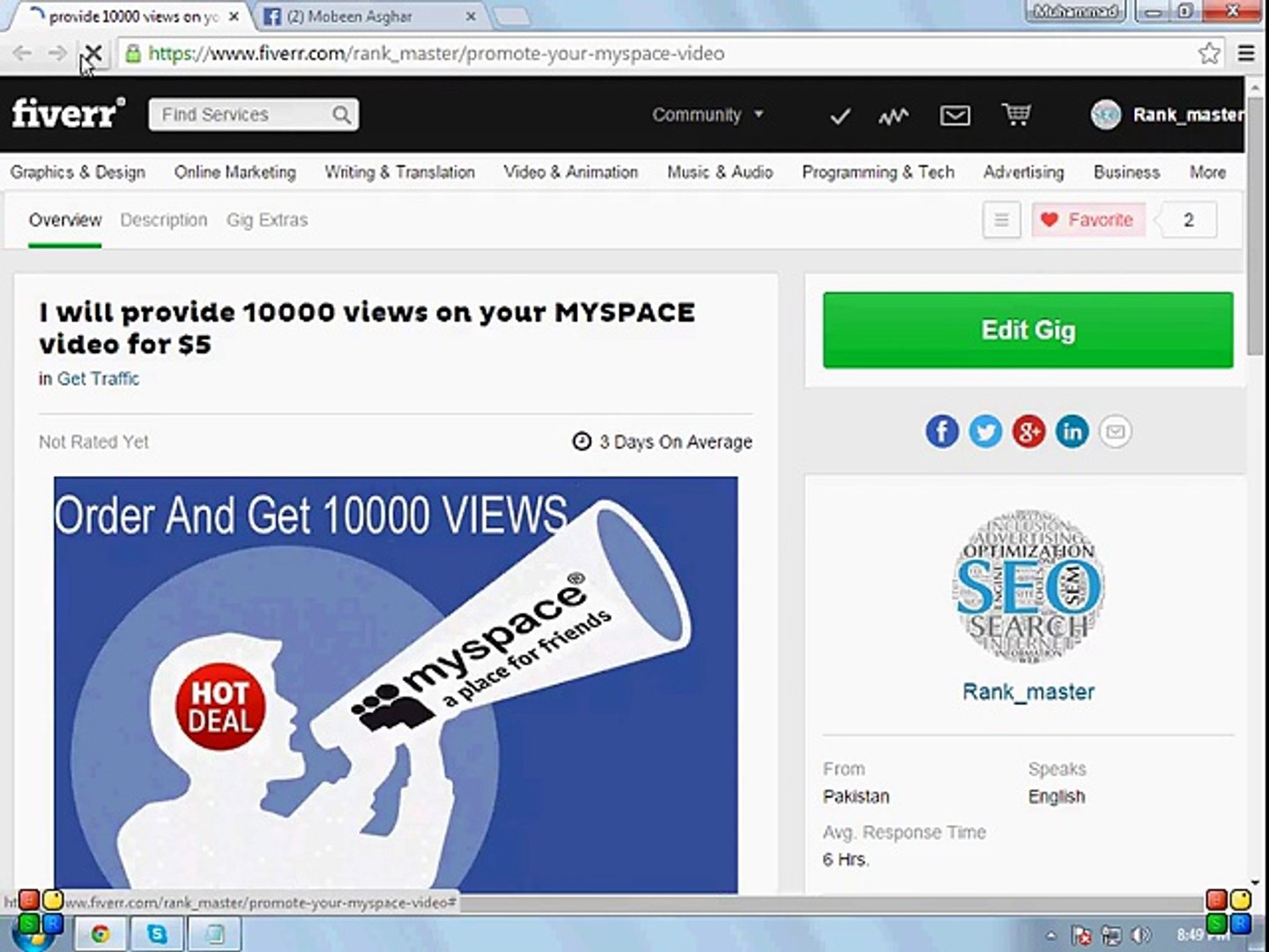 ⁣How To Increase Fiverr Gig Favorite's