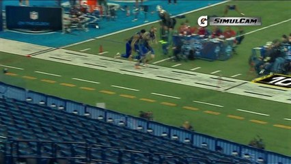 Offensive linemen 40-yard dash mashup