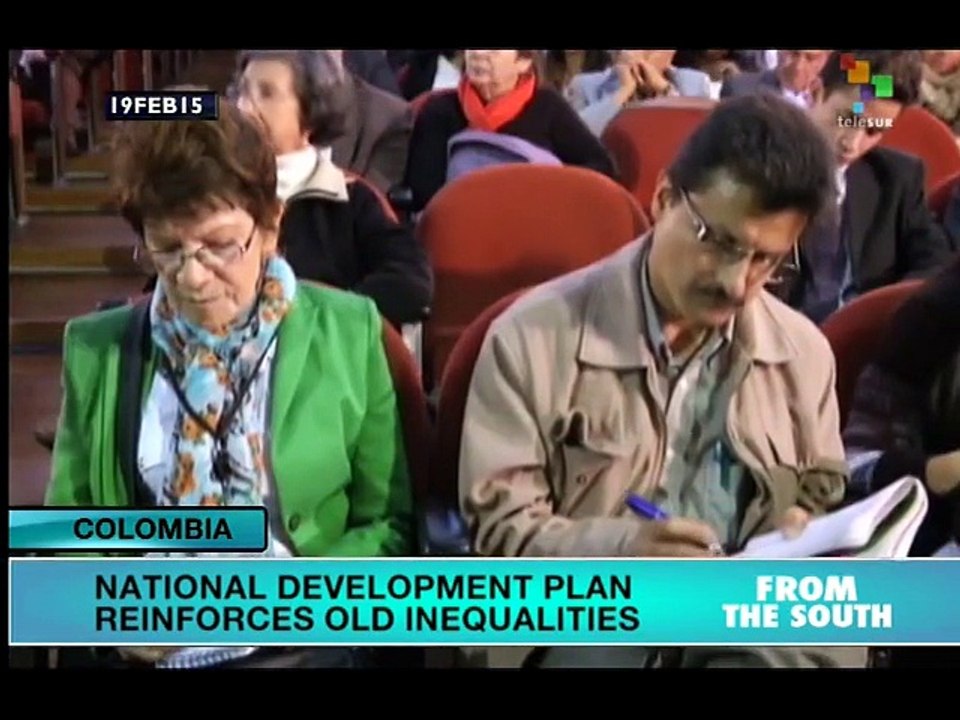 Colombia: Critics slam National Development Plan