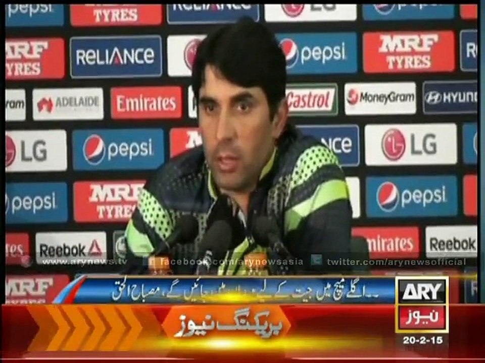 Misbah unveils his plan for west Indies