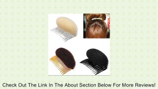 Women's Hair Styler Volume Bouffant Beehive Shaper Bumpits Bump Foam On Clear Comb Xmas Review
