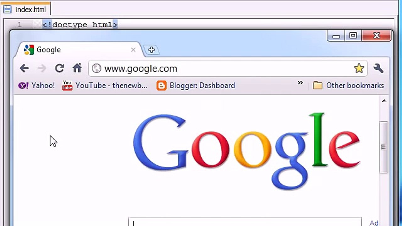 ---XHTML and CSS Tutorial - 6 - Adding Links to our Webpage - YouTube