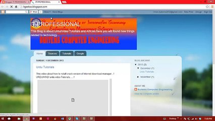 Blogger New Interface Lecture 7