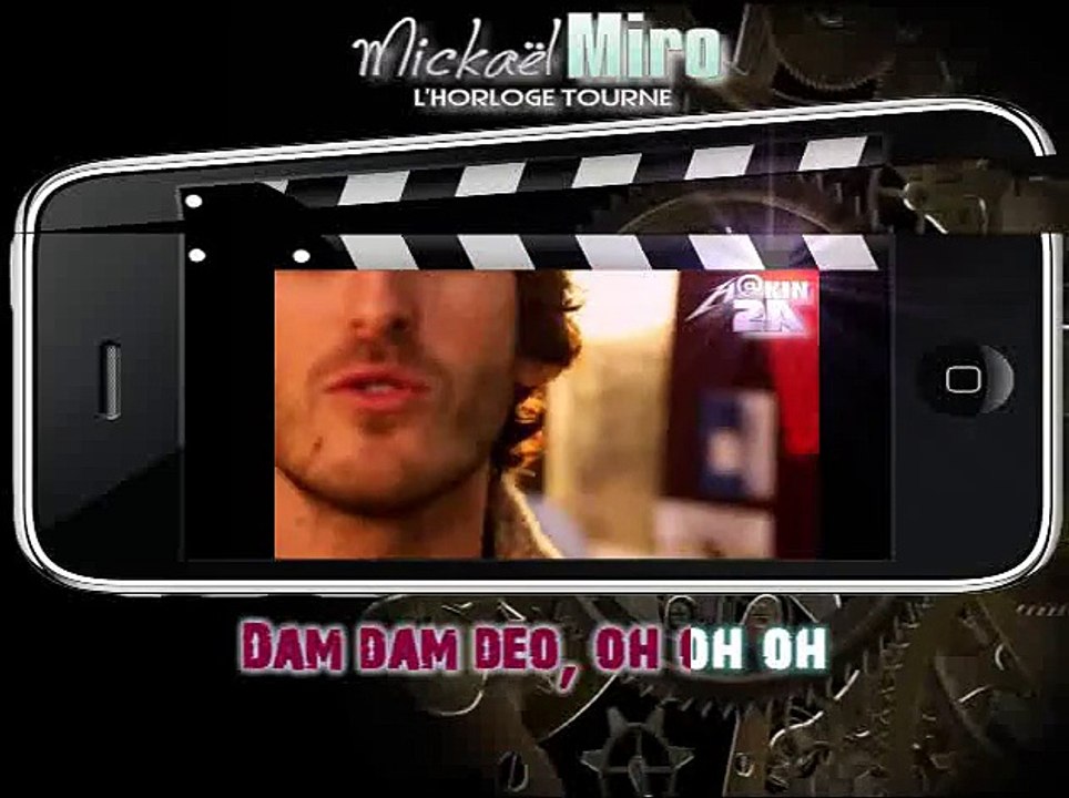 KARAOKE MICKAEL MIRO - L'horloge Tourne