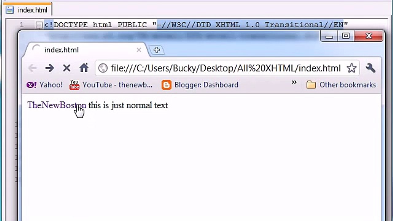 ---XHTML and CSS Tutorial - 25 - Styling Links