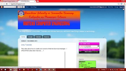 Blogger New Interface Lecture 10
