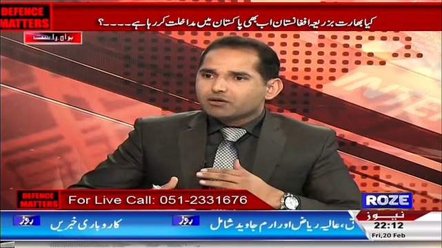 Defence Mattars ~ 20th February 2015 - Pakistani Talk Shows - Live Pak News