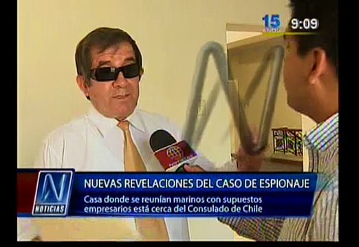 Presuntos espías se reunían a una cuadra de la embajada chilena