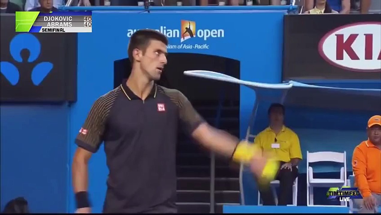 AUS OPEN 2015 - Djokovic v Abrams  !