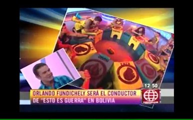 Orlando Fundichely será el conductor de Esto es guerra en Bolivia