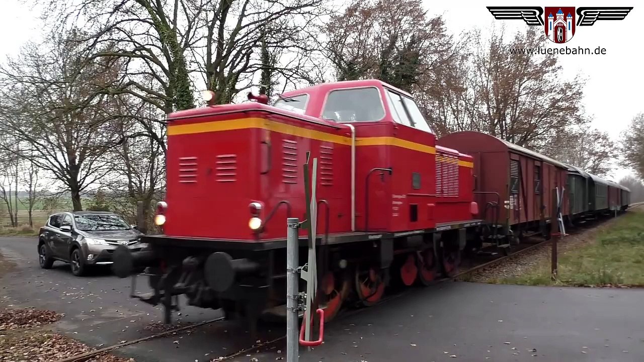 AVL - Nikolauszug uber die OHE - Elbmarschbahn zwischen Winsen und Niedermarschacht