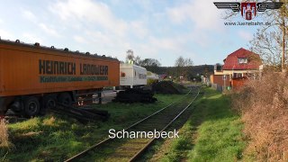 AVL 46-01 mit Schiebewandwagen auf der Bleckeder Kleinbahn zw. Luneburg %26 Bleckede