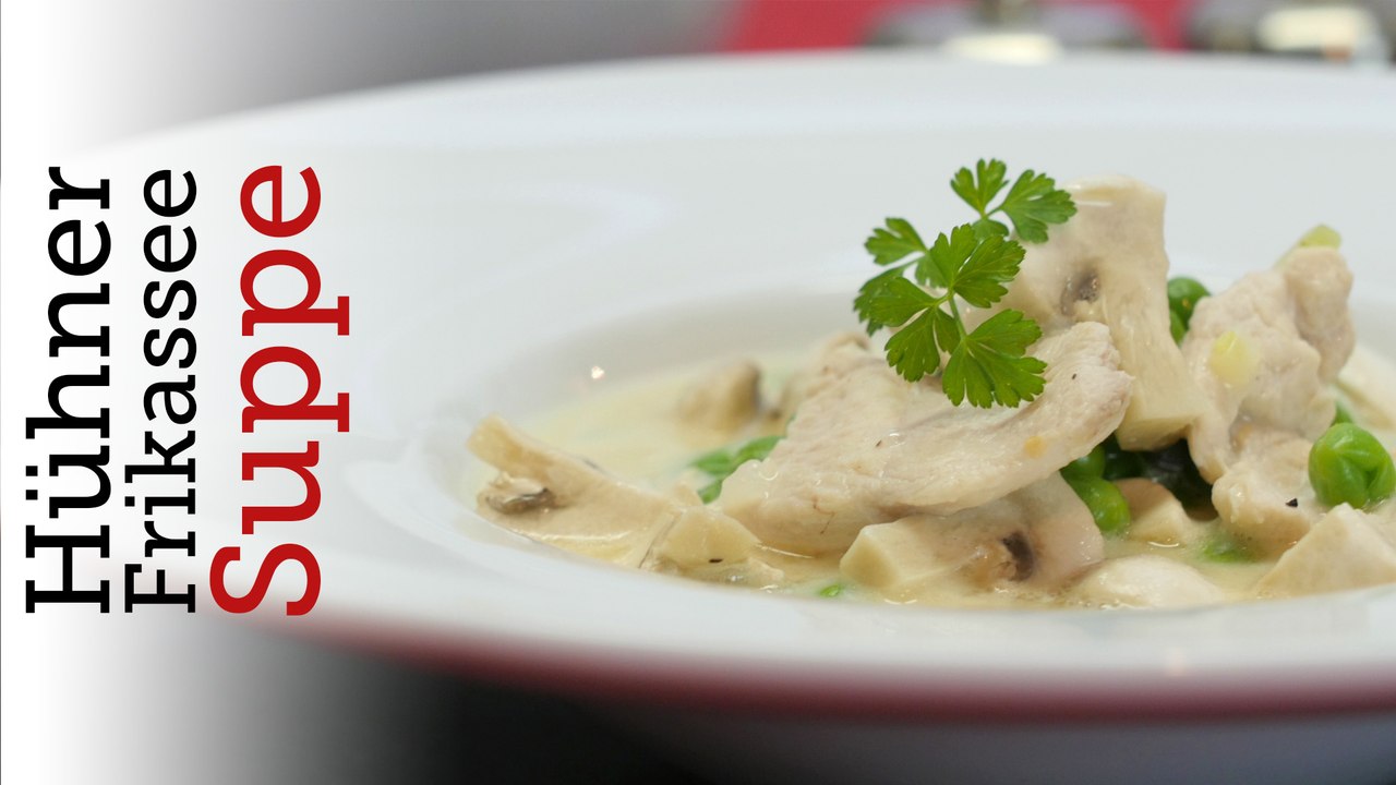 Rezept - Hühnerfrikassee-Suppe (Red Kitchen - Folge 315)