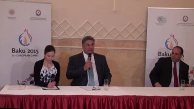 2015 Bakü Avrupa Oyunları - Azerbaycan Gençlik ve Spor Bakanı Rahimov