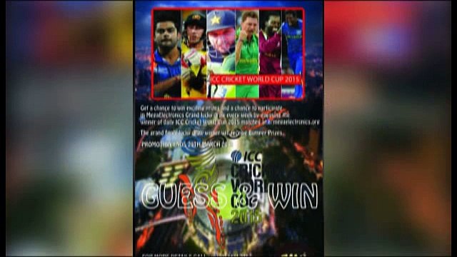 MegaElectronics wishes team pakistan for ICC Cricket WorldCup, ZeeClicks™ production.