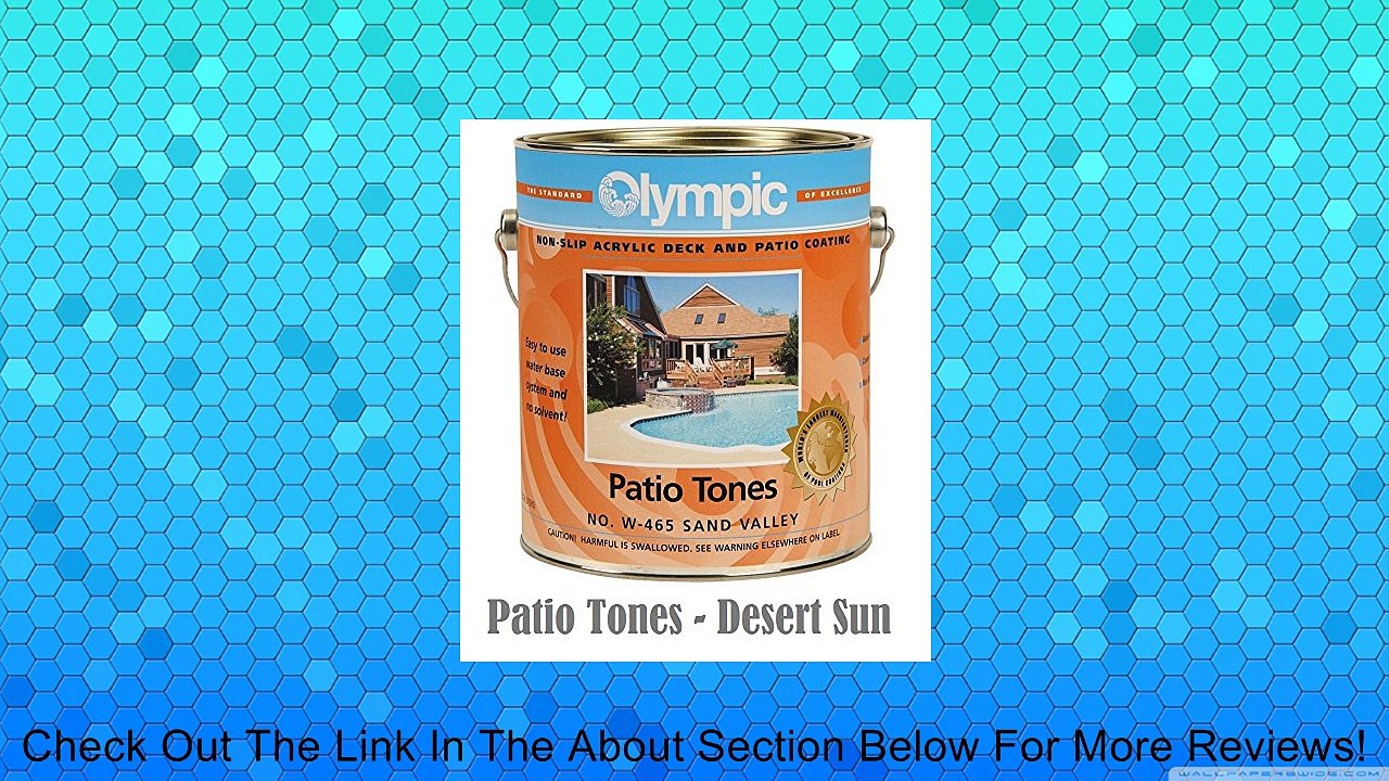 Olympic Patio Tones Deck Coating Desert Sun (1 Gallon) Review video