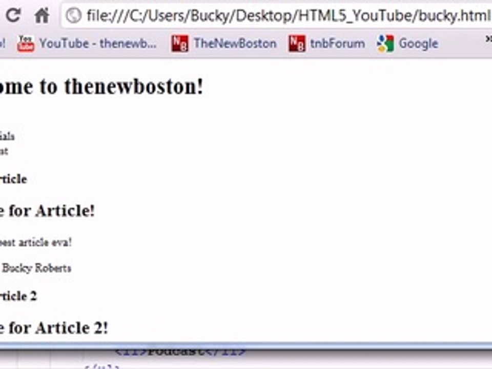 ---HTML5 Tutorial - 14 - Flexible Box Model