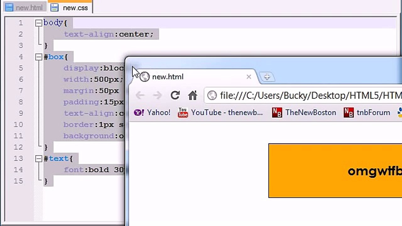 ---HTML5 Tutorial - 20 - Rounded Corners and Shadows! - YouTube
