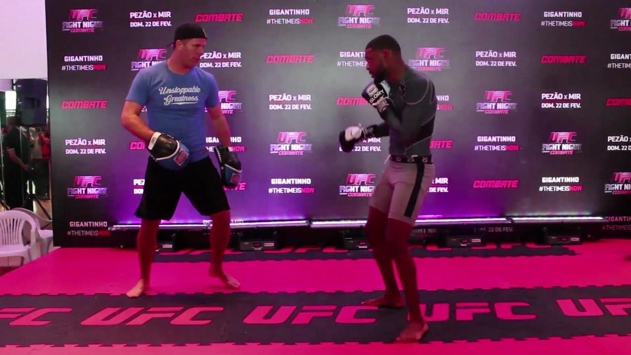 Edson Barboza, Michael Johnson face off at UFC Fight Night 61 workouts