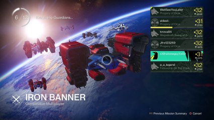 Destiny PS4 [Hawkmoon] Competitive Part 692 - Iron Banner (Twilight Gap, Earth) [With Commentary]