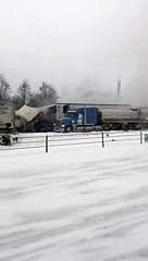 150 Car Pile-Up on Michigan Highway I-94 (Low)