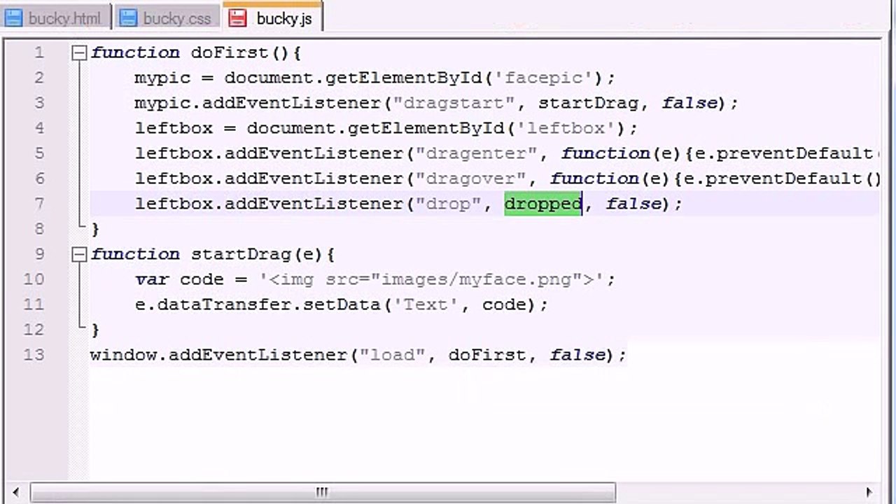 ---HTML5 Tutorial - 46 - Finishing the Drag and Drop Program!