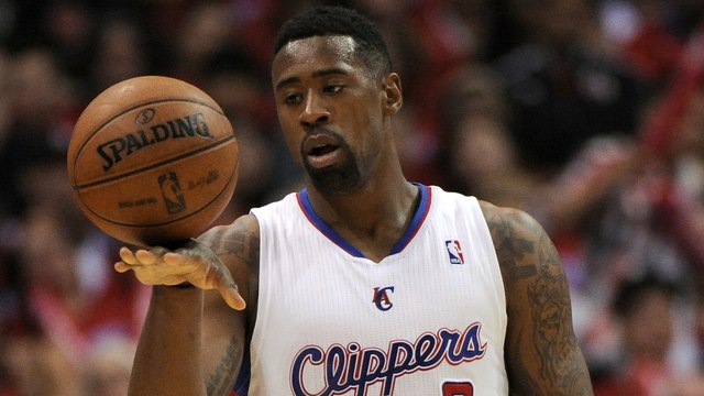 DeAndre Jordan Attempts Dunk by Jumping Over Tim Duncan, Fails Horribly