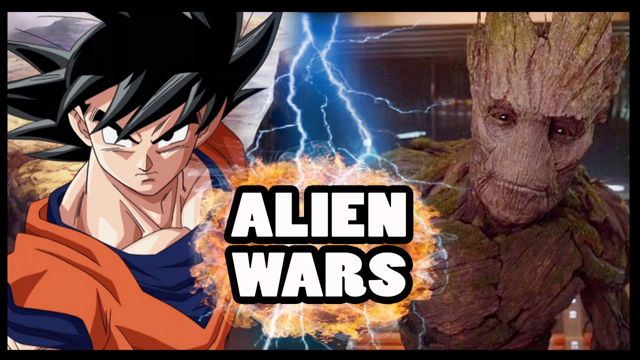 GROOT vs. GOKU - Alien Wars!