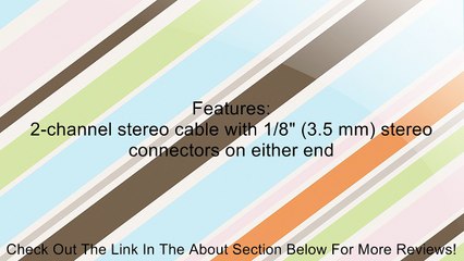 Griffin Aux. Audio Flat Cable 3 feet, Red Review