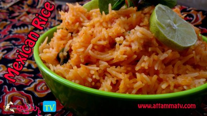 Mexican rice Recipe in Telugu