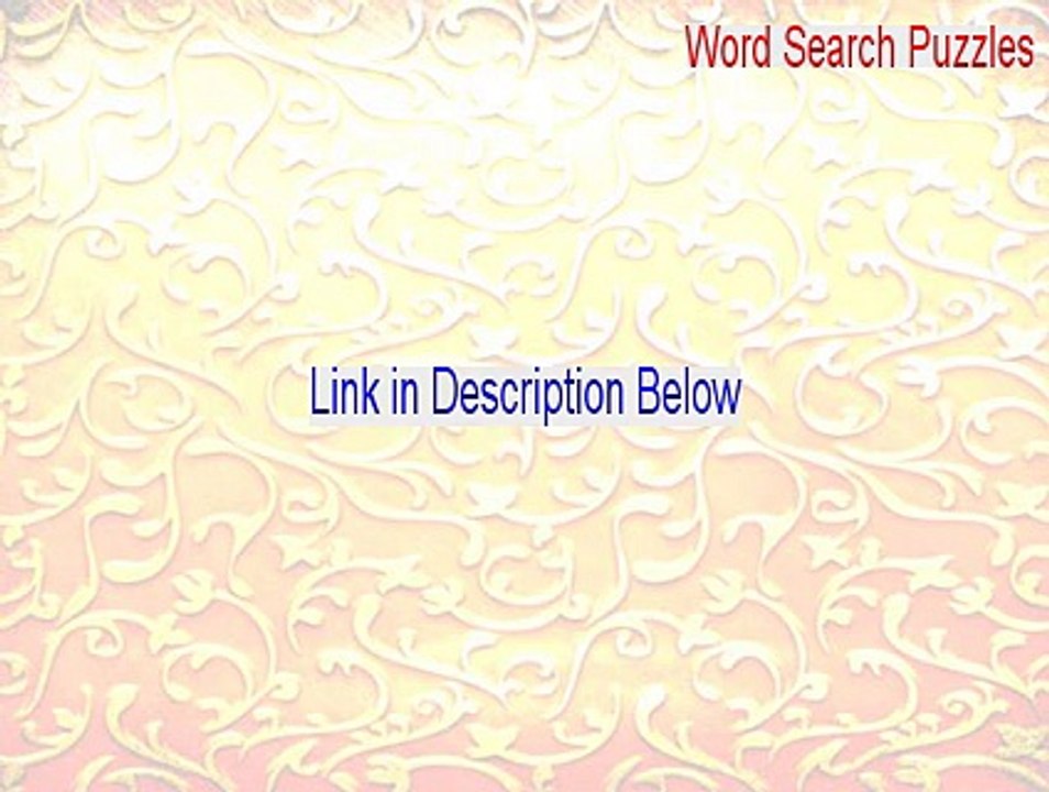 Word Search Puzzles Key Gen - Instant Download 2015