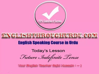 Future Indefinite Tense in Urdu/Hindi