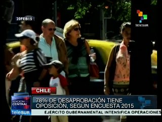 Chile: crece descontento ciudadano hacia la clase política