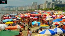 RÉVEILLON 2014/2015 SHOW PIROTÉCNICO DE QUEIMA DE FOGOS É AGUARDADO NAS PRAIAS DE SANTOS - HD