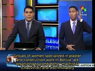 Bolivia: women construction workers organize to combat discrimination